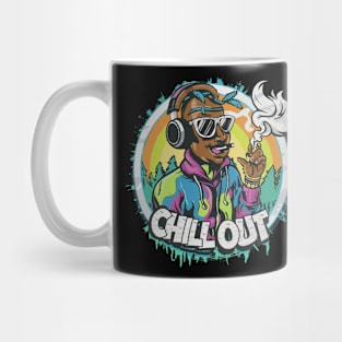 Galactic Grooves: Alien Hip-Hop Chill Mug